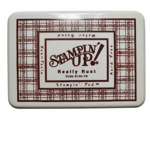 Stampin Up Really Rust Water Based Non Toxic Acid Free Ink Pad Crafting